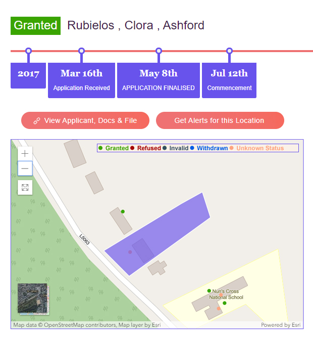 Planning Application and Notification Updates